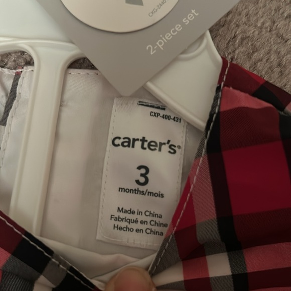 Carter’s bundle - romper set and dress, 3 months - Picture 7 of 8